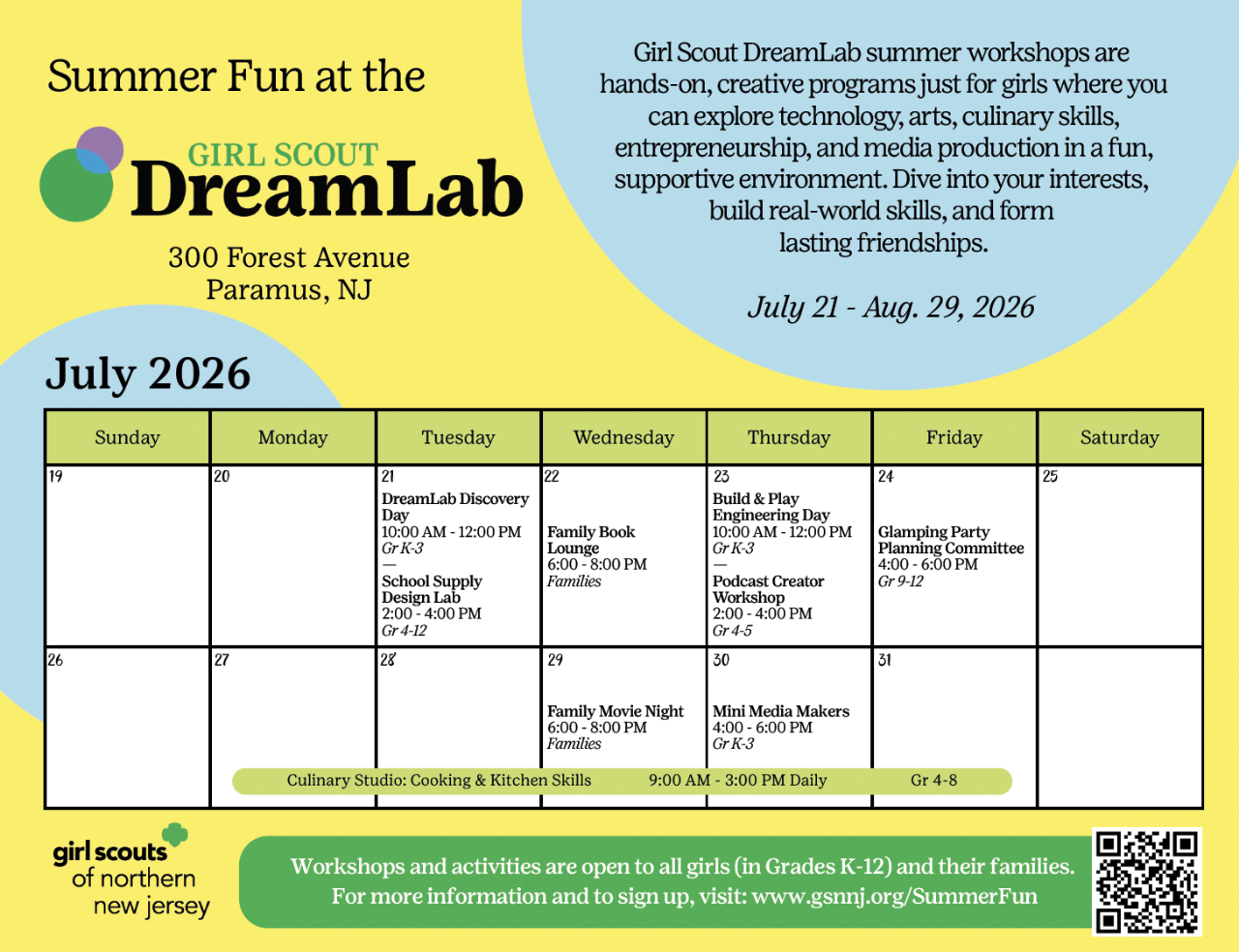 Summer Fun at a Glance