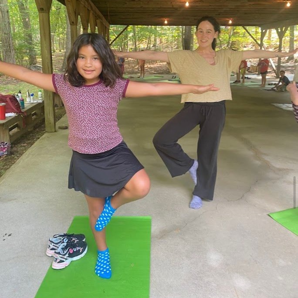two girls with horse